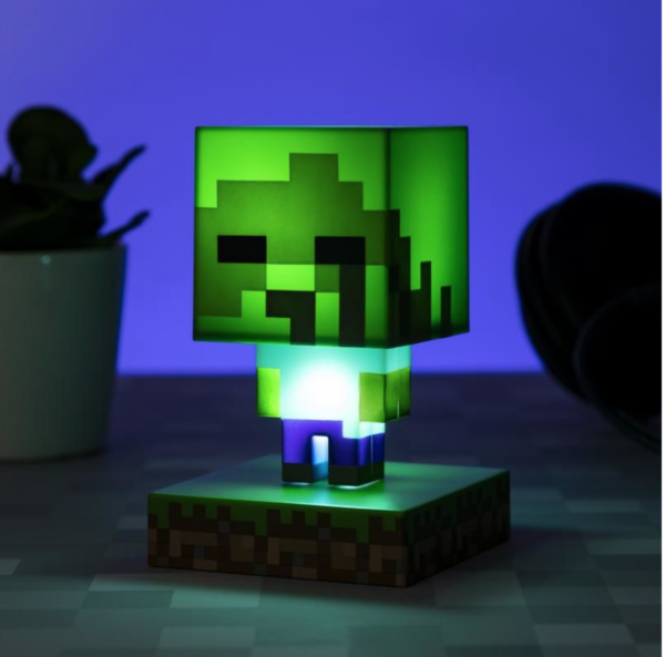 Minecraft Zombie icon lamp III